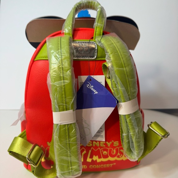 NWT. Disney Loungefly Mickey Mouse The Band Concert Disney100 Decades Backpack. - Picture 3 of 12